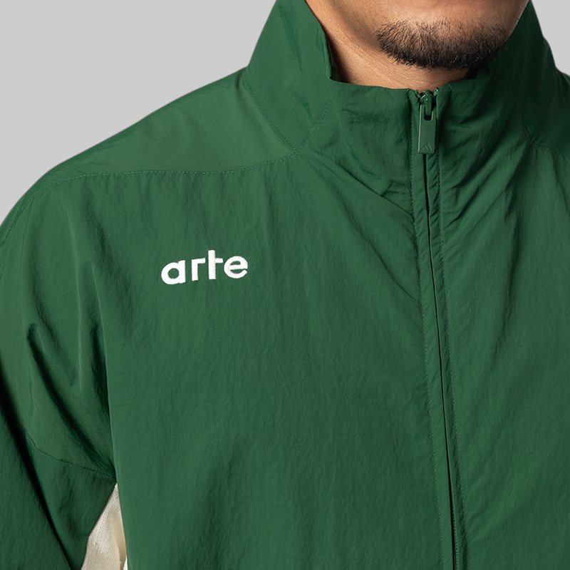 X Arte ZNE MM Full Zip Track Top - Amazon Green/Off White
