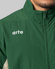 X Arte ZNE MM Full Zip Track Top - Amazon Green/Off White