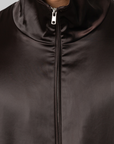 Y-3 by Wales Bonner Satin Jacket - Aurora Coffee