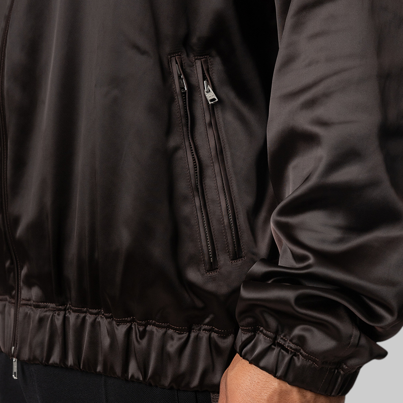 Y-3 by Wales Bonner Satin Jacket - Aurora Coffee
