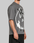 X CHITO Skull Graphic T-Shirt - Grey