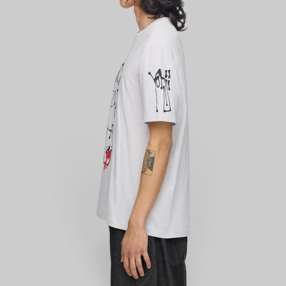 X CHITO City Graphic T-Shirt - Light Solid Grey