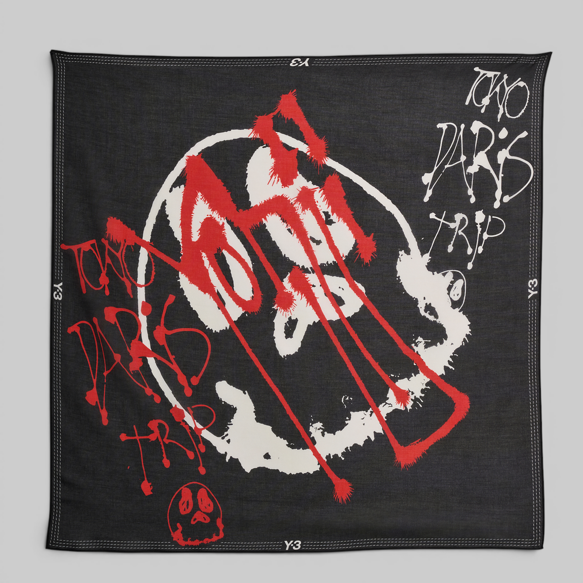 X CHITO Graphic Bandana - Black