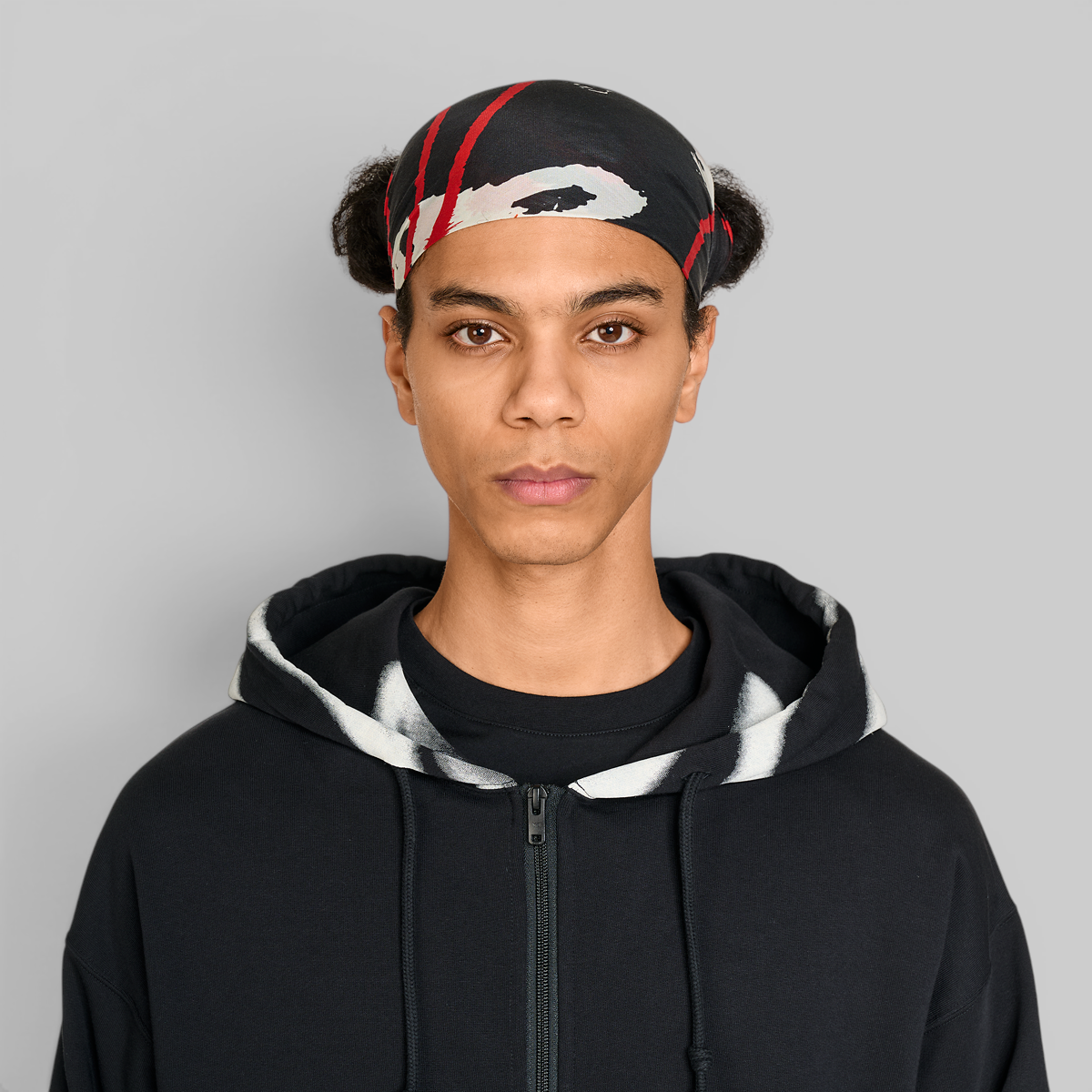 X CHITO Graphic Bandana - Black