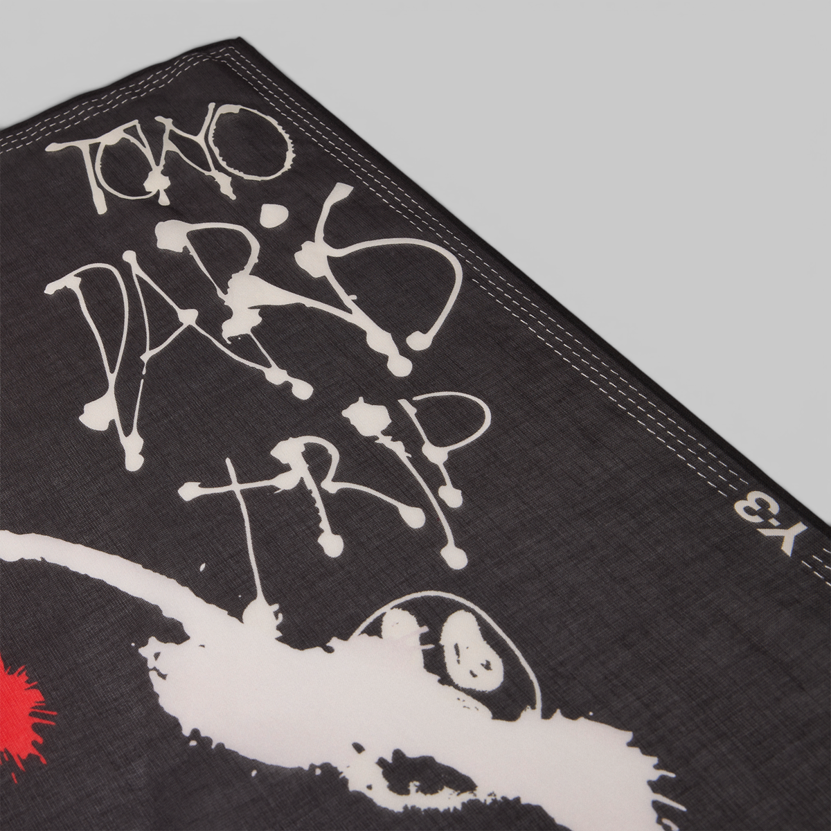 X CHITO Graphic Bandana - Black