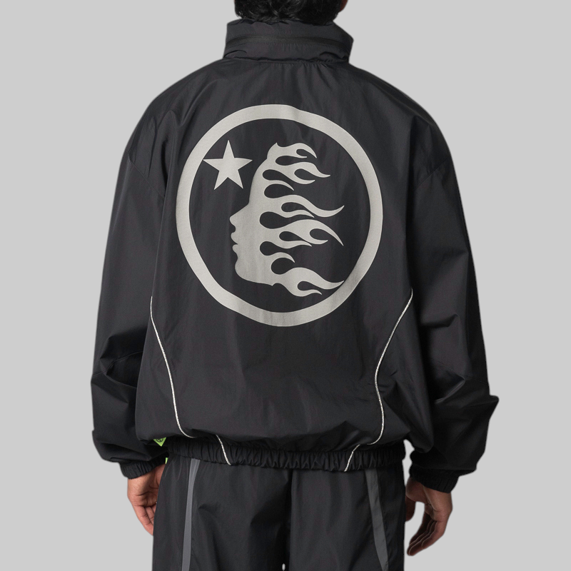 X Hellstar Ember Tracksuit Jacket - Black
