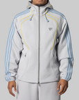 X Always Do What You Should Do Spacer Teamgeist Full ZIP Hoodie - Light Solid Grey