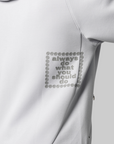 X Always Do What You Should Do Spacer Teamgeist Full ZIP Hoodie - Light Solid Grey