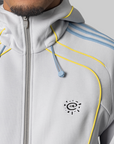 X Always Do What You Should Do Spacer Teamgeist Full ZIP Hoodie - Light Solid Grey