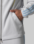 X Always Do What You Should Do Spacer Teamgeist Full ZIP Hoodie - Light Solid Grey