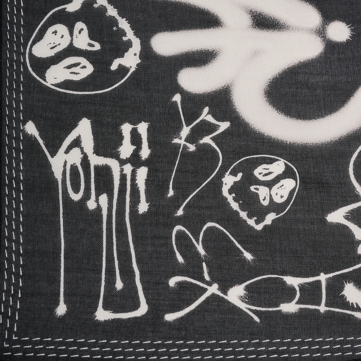 X CHITO Graphic Bandana - Black