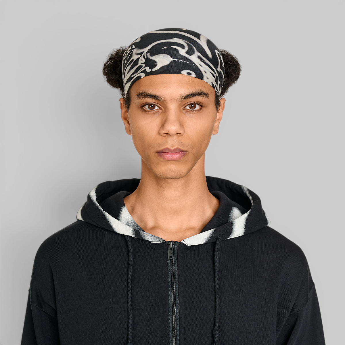 X CHITO Graphic Bandana - Black
