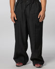 SU Pleated Pant - Black