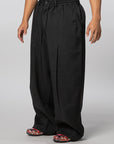 SU Pleated Pant - Black