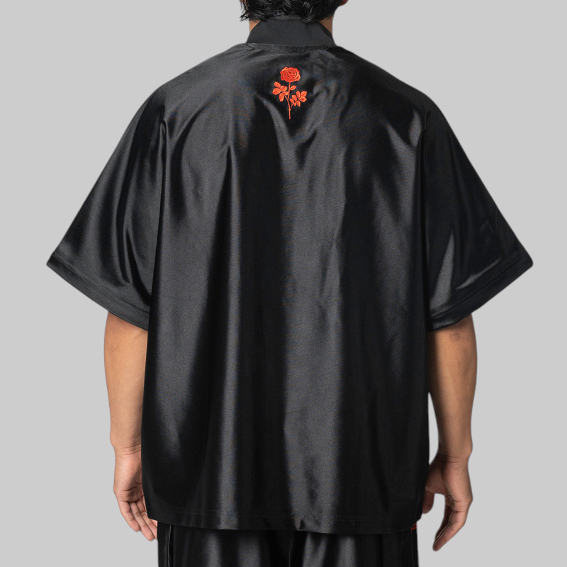 X Willy Chavarria Dazzle Long Sleeve Jersey (removable sleeves) - Black