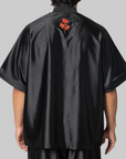 X Willy Chavarria Dazzle Long Sleeve Jersey (removable sleeves) - Black