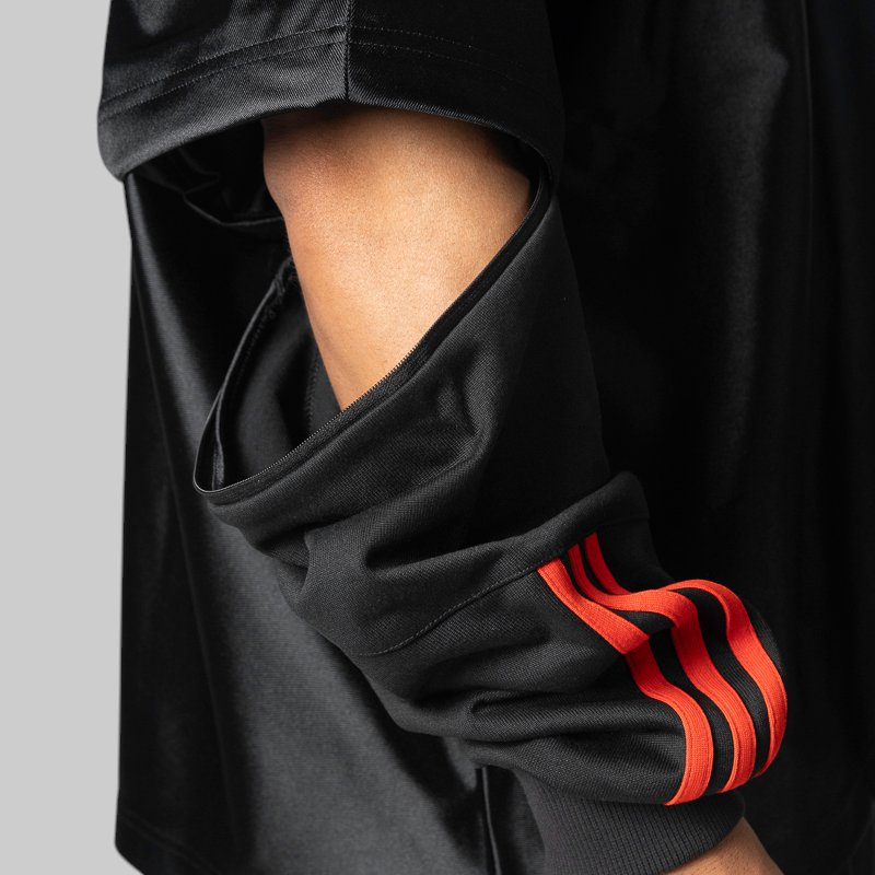 X Willy Chavarria Dazzle Long Sleeve Jersey (removable sleeves) - Black