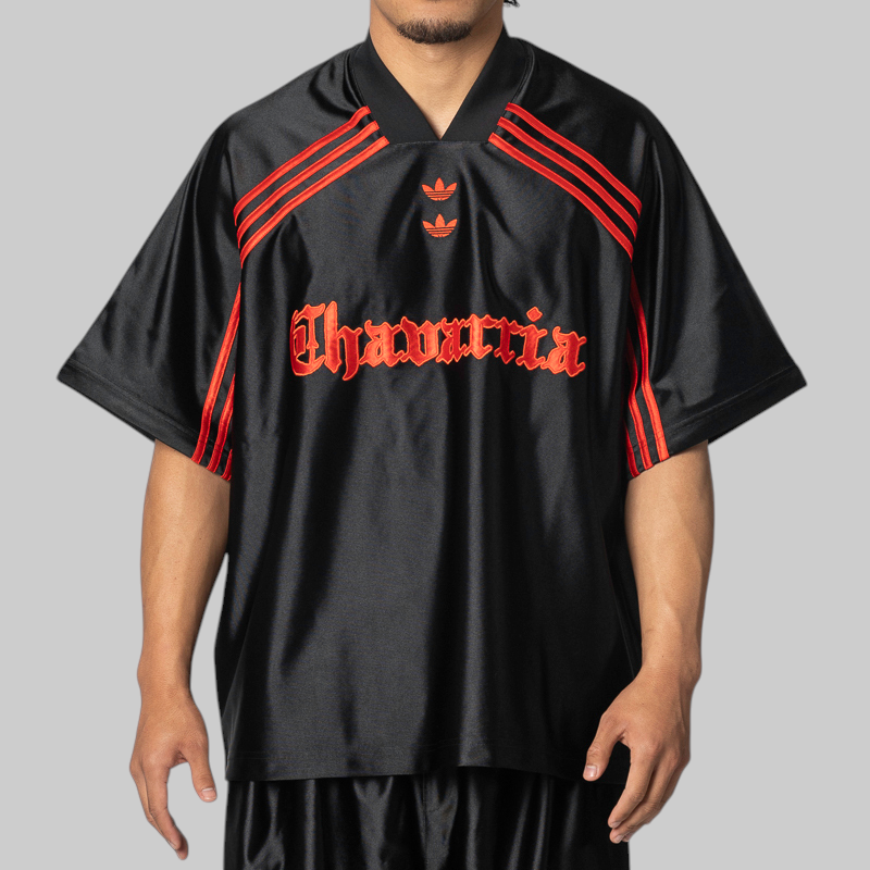 X Willy Chavarria Dazzle Long Sleeve Jersey (removable sleeves) - Black