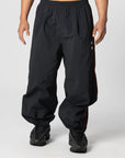 X Willy Chavarria Woven TS Pant - Black