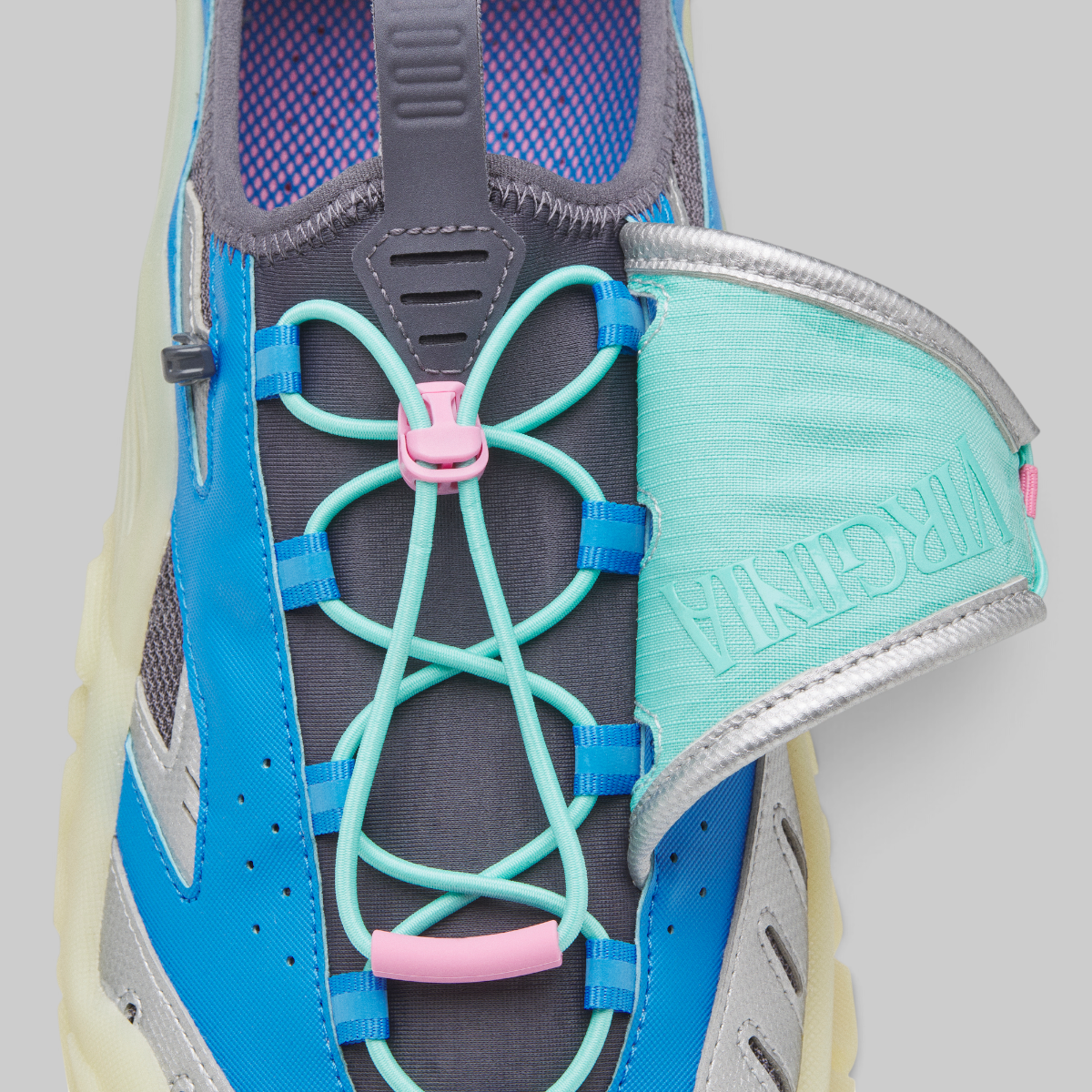Pharrell Williams x adidas VIRGINIA Water Moc "Lucid Ray Blue"