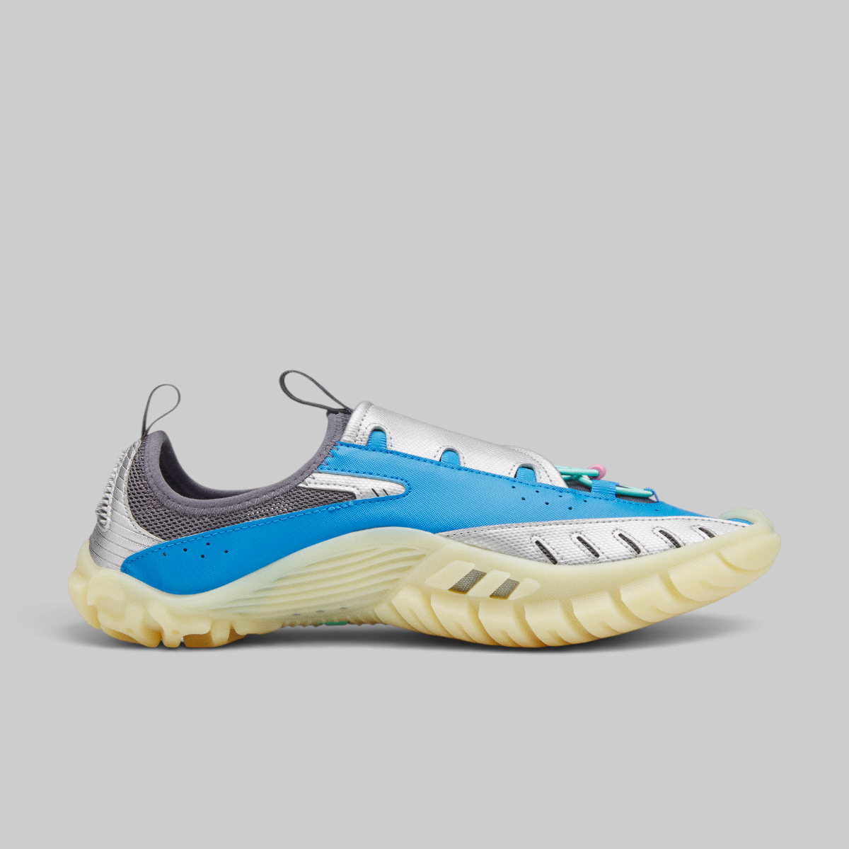 Pharrell Williams x adidas VIRGINIA Water Moc "Lucid Ray Blue"