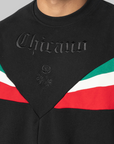 X Willy Chavarria Fleece Crew - Black