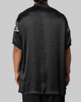 Liquid Logo Satin Jersey - Black
