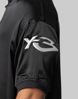 Liquid Logo Satin Jersey - Black