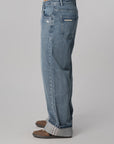 X Song For The Mute ADI008 Pant - Medium Blue Denim
