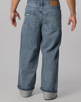 X Song For The Mute ADI008 Pant - Medium Blue Denim