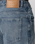 X Song For The Mute ADI008 Pant - Medium Blue Denim