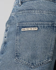 X Song For The Mute ADI008 Pant - Medium Blue Denim