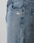 X Song For The Mute ADI008 Pant - Medium Blue Denim