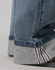 X Song For The Mute ADI008 Pant - Medium Blue Denim