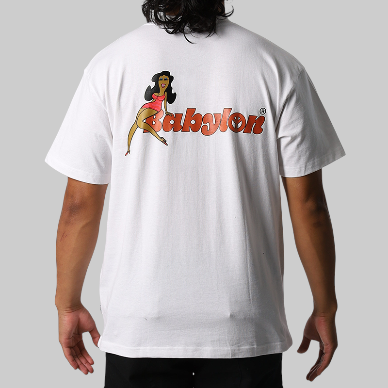 Groovy Lady T-Shirt - Pure White