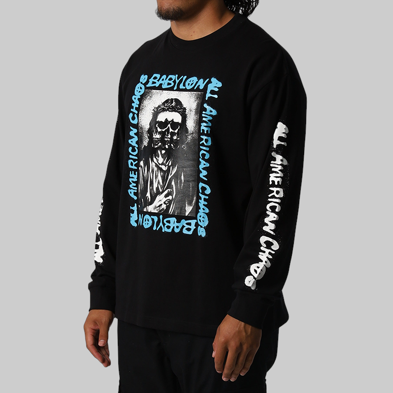 American Chaos Long Sleeve - Jet Black