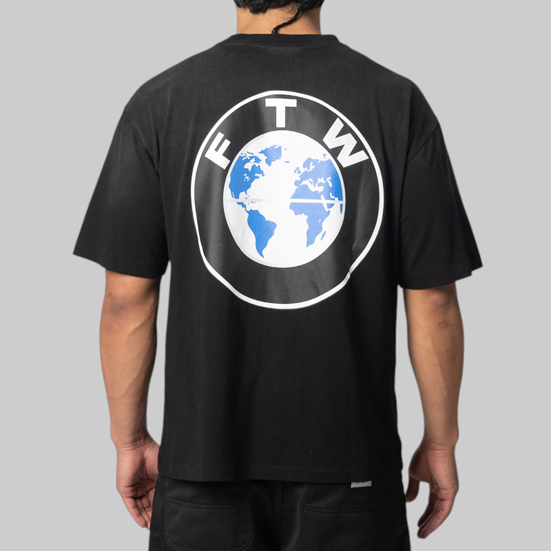 F The World T-Shirt - Black