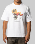 Smiley Bearly A Care T-Shirt - White
