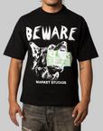 Beware My Income T-Shirt - Black
