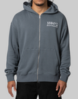 Southwest Zip-Up Hoodie - Slate