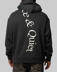 Wordmark Zip up Hoodie - Black