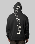 Wordmark Zip up Hoodie - Black