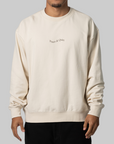 Wordmark Lightweight Crew - Bone