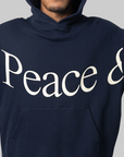 Jumbo Wordmark Hoodie - Navy