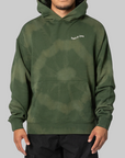 Wordmark Tie Dye Hoodie - Forest