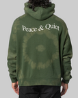 Wordmark Tie Dye Hoodie - Forest