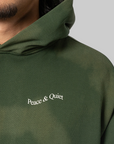 Wordmark Tie Dye Hoodie - Forest