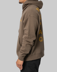 Castelli Zip-Up Hoodie - Brown