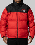 1996 Retro Nuptse Jacket - TNF Red/TNF Black