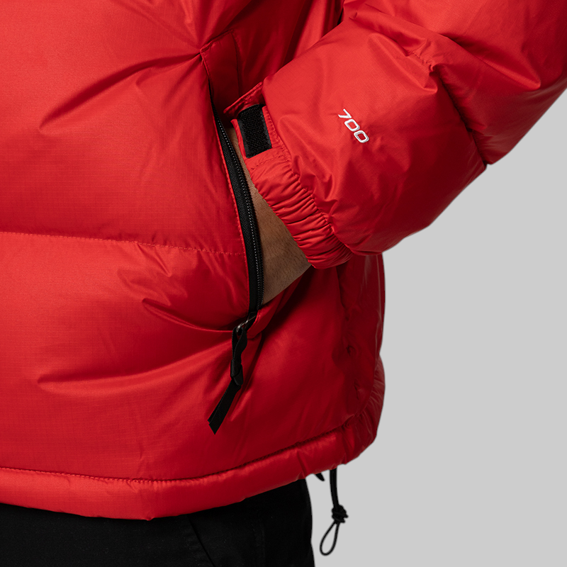 1996 Retro Nuptse Jacket - TNF Red/TNF Black